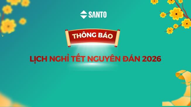 THÔNG BÁO LỊCH NGHỈ TẾT NGUYÊN ĐÁN BÍNH NGỌ 2026