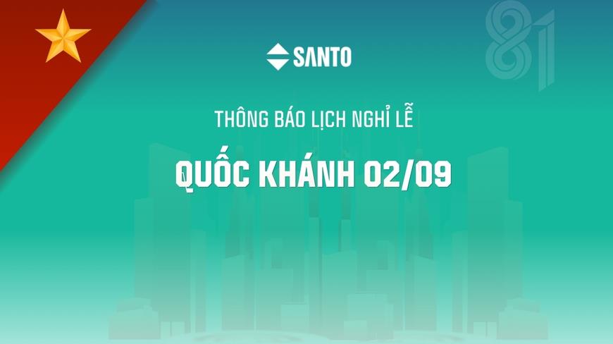 THÔNG BÁO LỊCH NGHỈ LỄ QUỐC KHÁNH 02/09